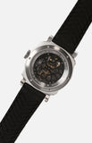 Peacock P507-3 Steel Tourbillon Movement Watch