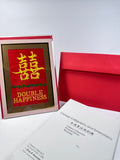 J&A "DOUBLE HAPPINESS" EMBRIODERY CARD