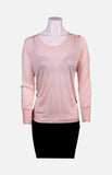 Silkcity Long Sleeves Round Neck Silk Ladies Spencer-Skin