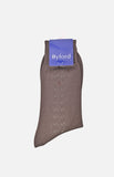 Mercerized Cotton Execitive Socks (Brown)