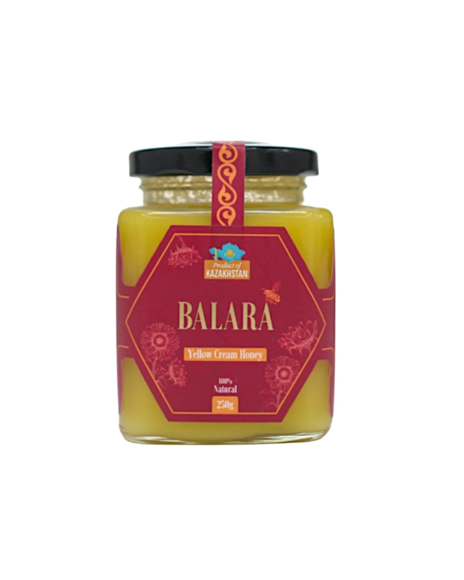 Balara Yellow Cream Honey-100% Organic Kazakhstani Honey(250G)