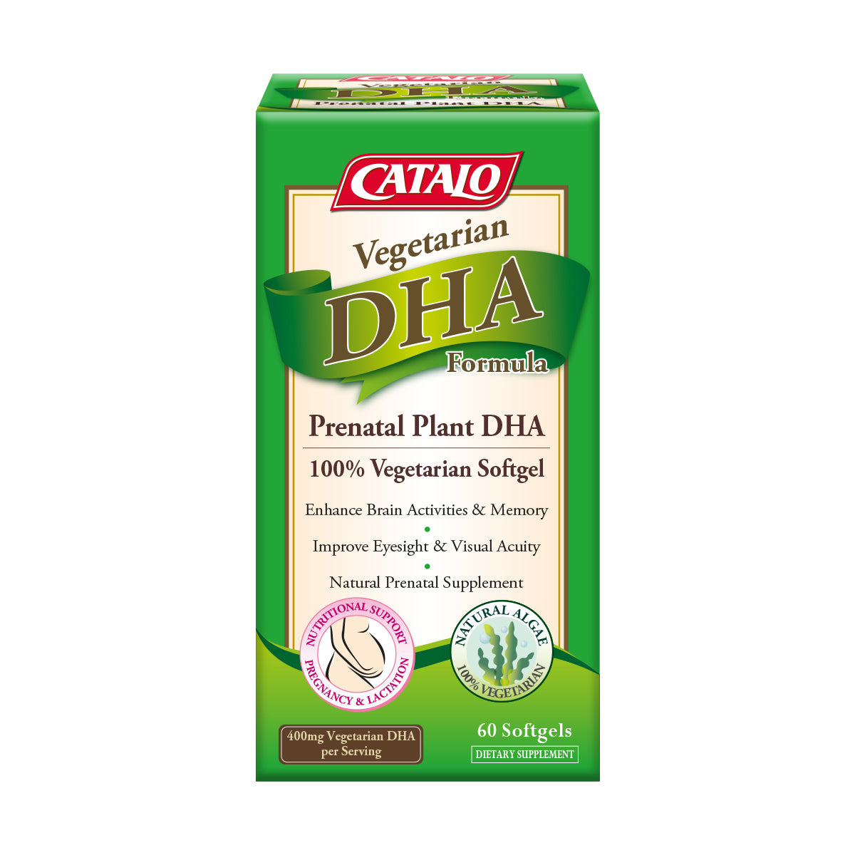 CATALO 素食 DHA 配方 60 粒軟膠囊