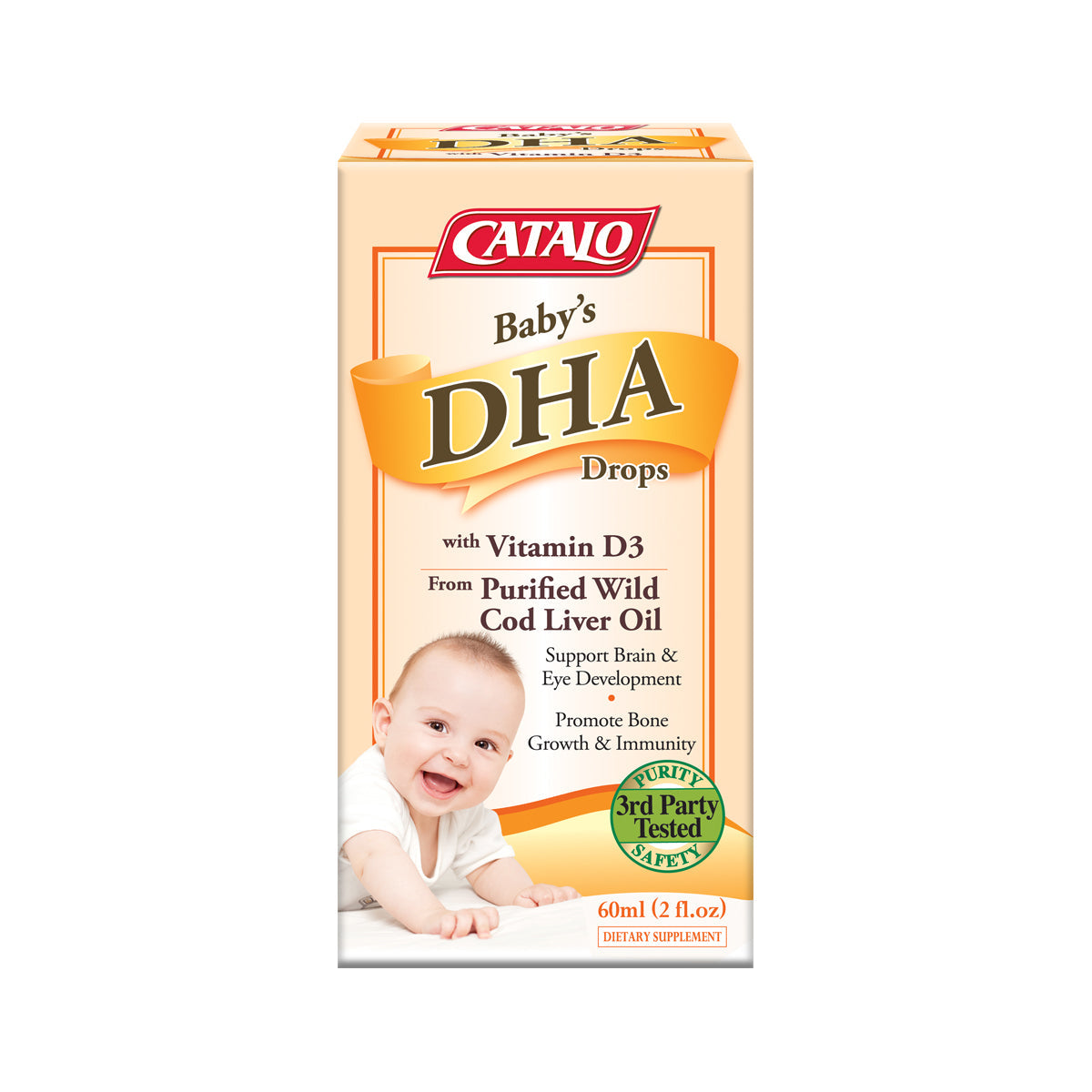 CATALO 嬰兒 DHA 滴劑含維生素 D3 60ml