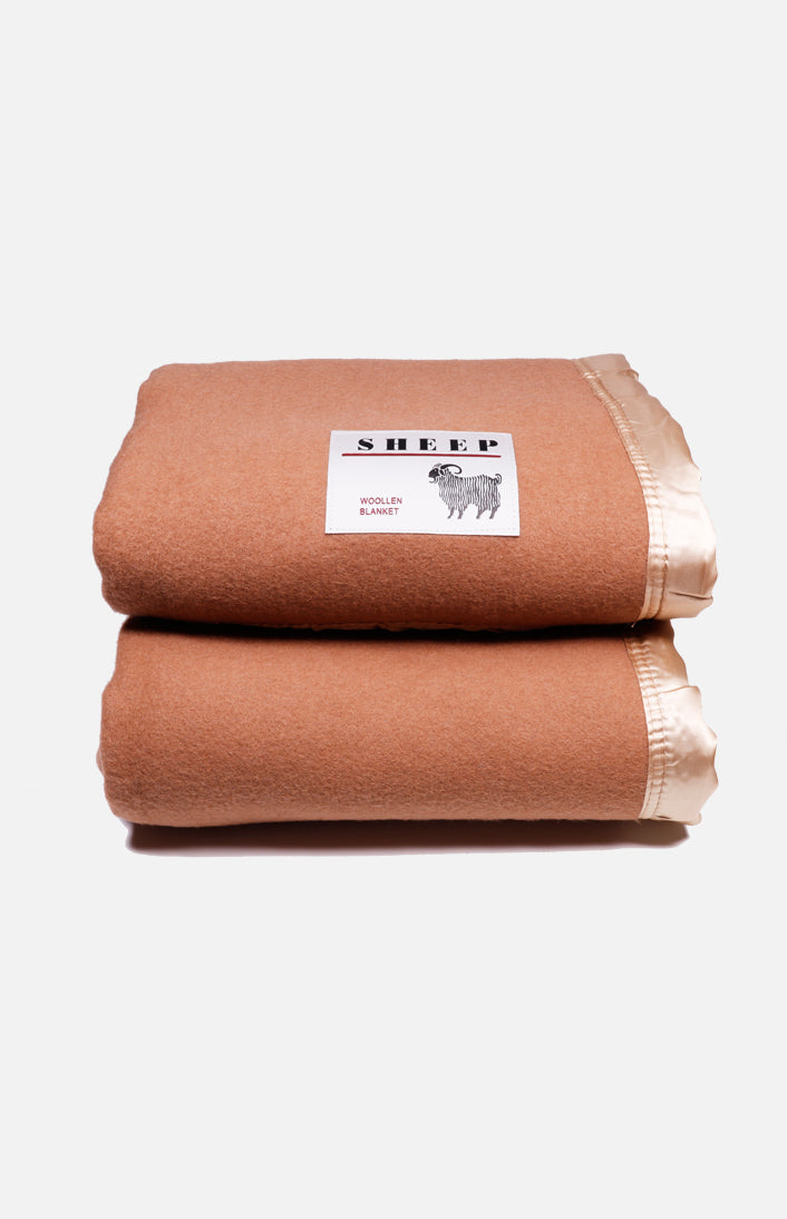 Sheep Wool Blended Double Blanket (70*90")