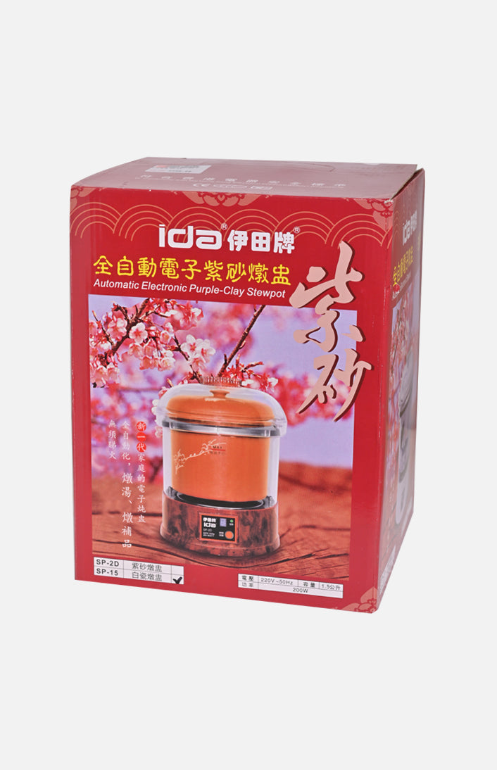 Ida 1.5L電子白陶瓷燉鍋(SP-15)