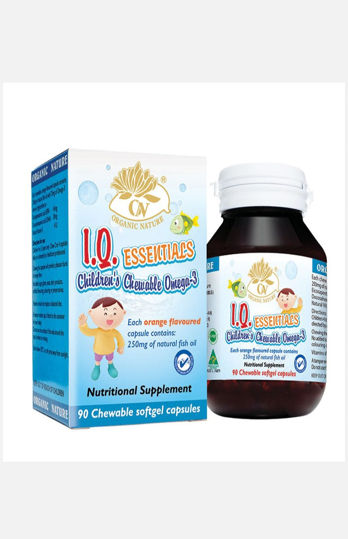 IQ Essential 兒童 Omega-3 咀嚼片（90 粒/250 毫克）