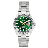 ALBA Green Dial with White Metal Strap Mechanical Watch AL4471X1