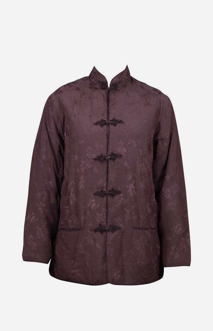 Double Horse Silk Wadded Jacket