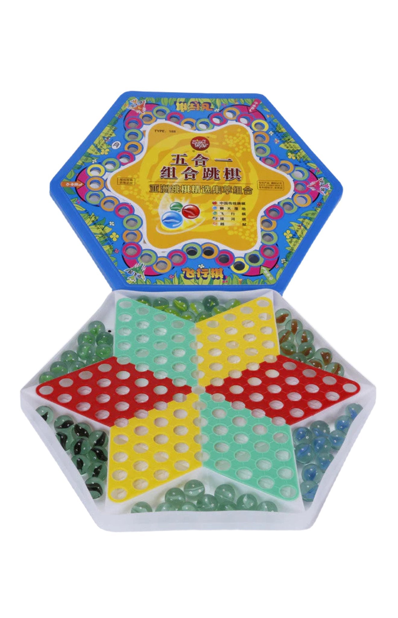 5 in 1 Chinese Checkers
