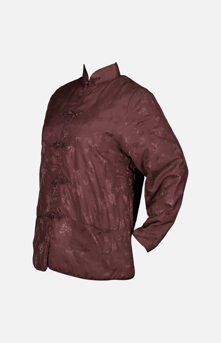 Double Horse Silk Wadded Jacket